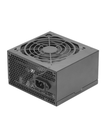 Tacens APIII600, Fuente Alimentación PC ATX 600W, Tecnología SMD 85% Bronze 12V, Ventilador Ultra-silencioso 12cm, Negro