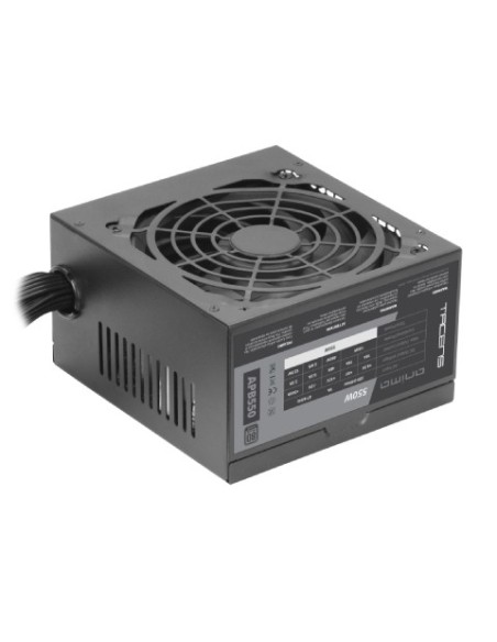 Tacens APB550, Fuente Alimentación PC ATX 550W, 80Plus Bronze, 85% Eficiencia, Tecnologías SMD y DC-DC, Ventilador