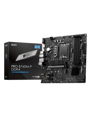 MSI PRO B760M-P DDR4 placa base Intel B760 LGA 1700 micro ATX