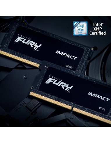 Kingston Technology FURY 32 GB 5600 MT s DDR5 CL40 SODIMM (Kit de 2) Impact PnP