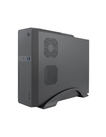 CoolBox CAJA MATX SLIM T310 USB-C 3.2 GEN1 + MULTILECTOR SD FTE.B500GR-S 500W