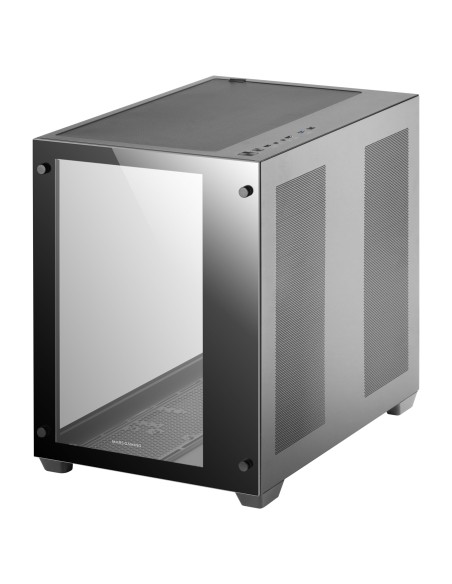 Mars Gaming Torre Gaming Custom XXL E-ATX, Ventana Cristal Templado Lateral y Frontal, Estructura Modular Doble Cámara, MCV3,