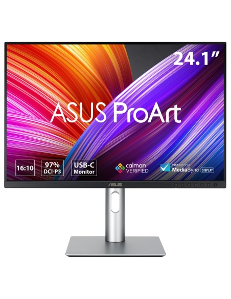 ASUS ProArt PA248CRV pantalla para PC 61,2 cm (24.1") 1920 x 1200 Pixeles WUXGA LCD Negro, Plata