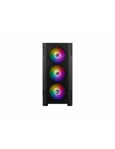 MSI MAG Forge M100R Micro Torre Negro, Transparente