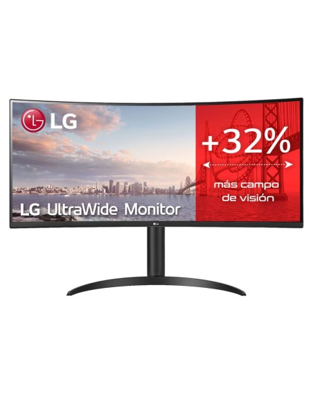 LG 34WP75CP-B pantalla para PC 86,4 cm (34") 3440 x 1440 Pixeles Wide Quad HD LCD Negro