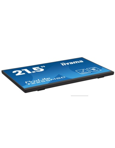 iiyama ProLite T2255MSC-B1 pantalla para PC 54,6 cm (21.5") 1920 x 1080 Pixeles Full HD LCD Pantalla táctil Negro