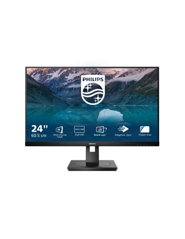 Philips S Line 242S9JML 00 pantalla para PC 60,5 cm (23.8") 1920 x 1080 Pixeles Full HD LCD Negro