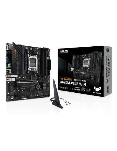 ASUS TUF GAMING A620M-PLUS WIFI AMD A620 Zócalo AM5 micro ATX