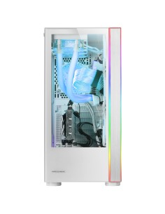 Mars Gaming MC-ULTRA, Torre Gaming Custom XXL E-ATX, Doble Tira LED ARGB, Doble Ventana Cristal Templado, Estructura Cámara 2