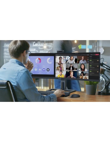 Philips 6000 series 45B1U6900CH 00 pantalla para PC 113 cm (44.5") 5120 x 1440 Pixeles UltraWide Dual Quad HD LED Negro