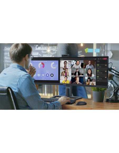 Philips 6000 series 45B1U6900CH 00 pantalla para PC 113 cm (44.5") 5120 x 1440 Pixeles UltraWide Dual Quad HD LED Negro