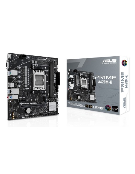 ASUS PRIME A620M-K AMD A620 Zócalo AM5 micro ATX