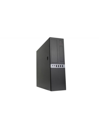CoolBox COO-PCT450S-BZ carcasa de ordenador Perfil bajo (Slimline) Negro 300 W