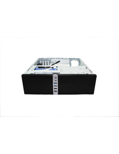 CoolBox COO-PCT450S-BZ carcasa de ordenador Perfil bajo (Slimline) Negro 300 W