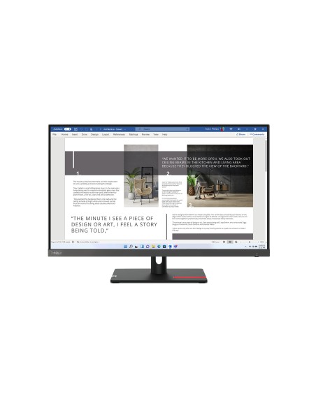 Lenovo ThinkVision S27i-30 pantalla para PC 68,6 cm (27") 1920 x 1080 Pixeles Full HD LED Gris