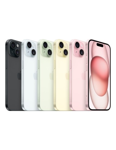 Apple iPhone 15 15,5 cm (6.1") SIM doble iOS 17 5G USB Tipo C 256 GB Negro