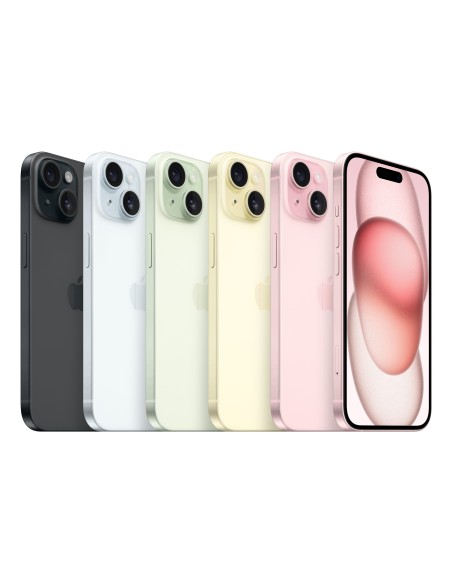 Apple iPhone 15 15,5 cm (6.1") SIM doble iOS 17 5G USB Tipo C 256 GB Negro