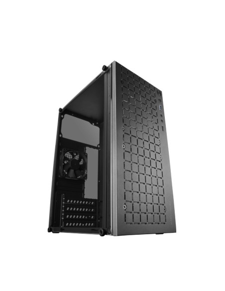 Mars Gaming MC-1000, Caja Compacta MicroATX, Diseño Frontal Metal-Mesh, Ventana Lateral Completa, 1x Ventilador Ulta-Silencioso