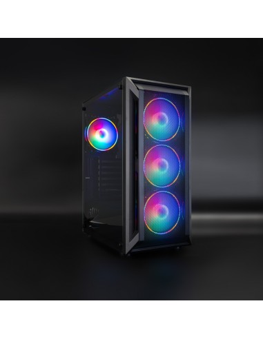 TooQ Caja Semitorre Gaming Ragnärok, Negra