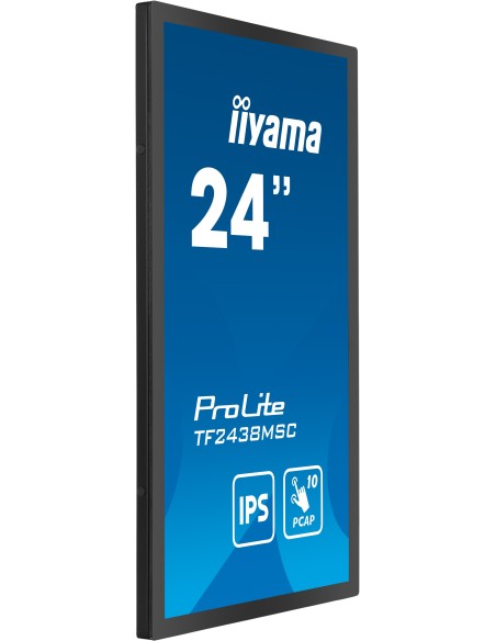iiyama TF2438MSC-B1 pantalla para PC 60,5 cm (23.8") 1920 x 1080 Pixeles Full HD LED Pantalla táctil Negro