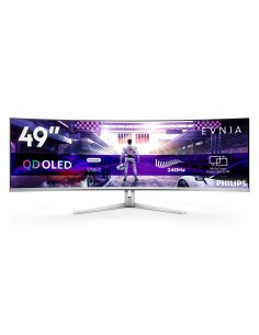 Philips Evnia 8000 49M2C8900 00 pantalla para PC 124,2 cm (48.9") 5120 x 1440 Pixeles Dual QHD QD-OLED Blanco 2