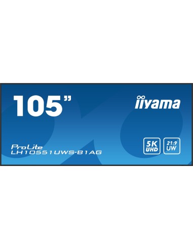 iiyama LH10551UWS-B1AG pantalla de señalización Pantalla plana para señalización digital 2,66 m (104.7") LED 500 cd   m²
