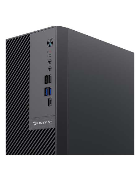 UNYKAch Caja Ordenador NUMEN UK5015 Micro ATX 15 Litros con 5 Puertos USB