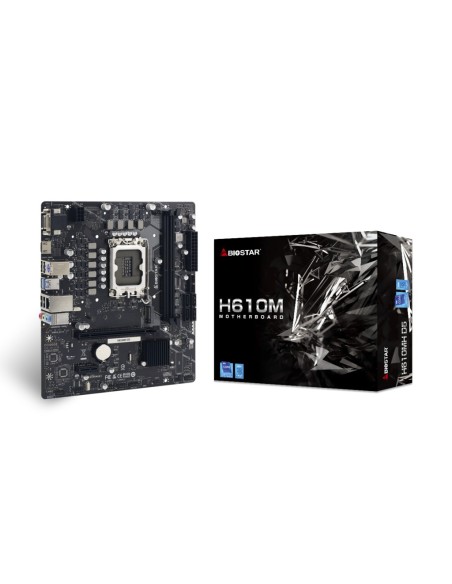 Biostar H610MH D5 placa base Intel H610 LGA 1700 micro ATX