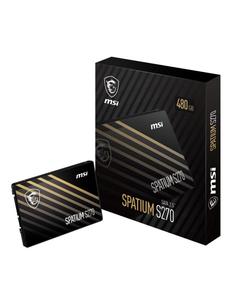 MSI Spatium S270 SATA 2.5 480GB 2.5" Serial ATA III 3D NAND