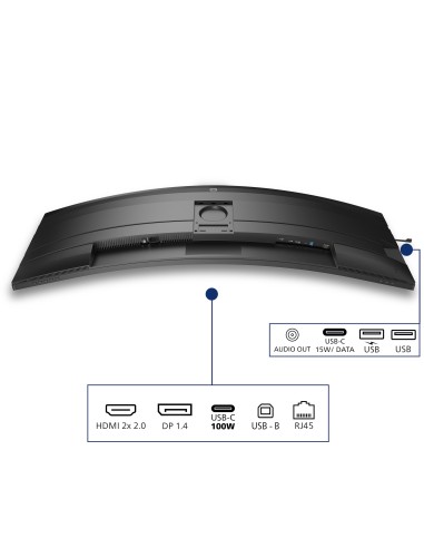 Philips 5000 series 49B2U5900CH 00 pantalla para PC 124 cm (48.8") 5120 x 1440 Pixeles Dual QHD LCD Negro