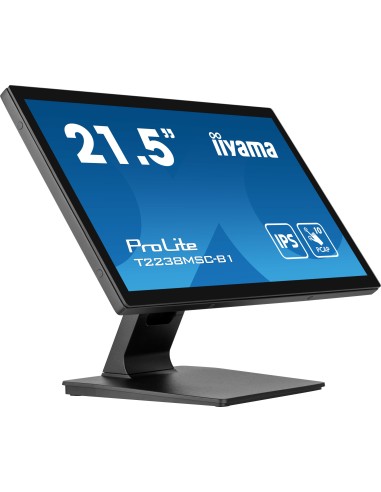 iiyama ProLite T2238MSC-B1 pantalla para PC 54,6 cm (21.5") 1920 x 1080 Pixeles Full HD LED Pantalla táctil Negro