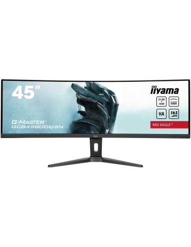 iiyama G-MASTER RED EAGLE CURVED pantalla para PC 113 cm (44.5") 5120 x 1440 Pixeles Dual QHD LED Negro