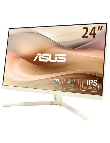 ASUS VU249CFE-M pantalla para PC 60,5 cm (23.8") 1920 x 1080 Pixeles Full HD Oro