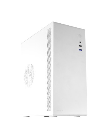 Tacens NOVAX, Caja PC Ultracompacta Micro-ATX, Diseño Totalmente Metálico Ultrarresistente, 1x Ventilador Trasero 80mm, Caja