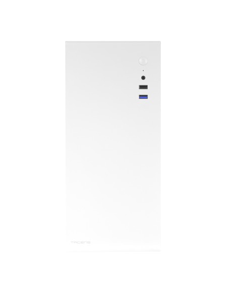 Tacens NOVAX, Caja PC Ultracompacta Micro-ATX, Diseño Totalmente Metálico Ultrarresistente, 1x Ventilador Trasero 80mm, Caja