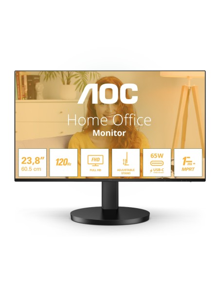 AOC B3 24B3CF2 pantalla para PC 60,5 cm (23.8") 1920 x 1080 Pixeles Full HD LED Negro