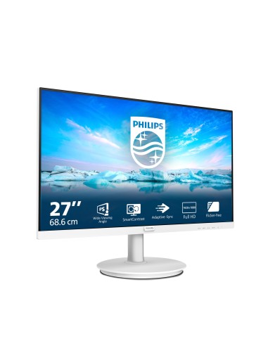 Philips V Line 271V8AW 00 pantalla para PC 68,6 cm (27") 1920 x 1080 Pixeles Full HD LCD Blanco