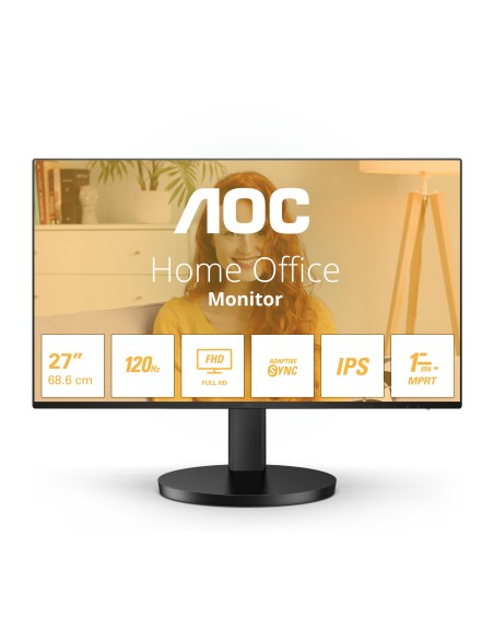 AOC B3 27B3HA2 pantalla para PC 68,6 cm (27") 1920 x 1080 Pixeles Full HD LED Negro