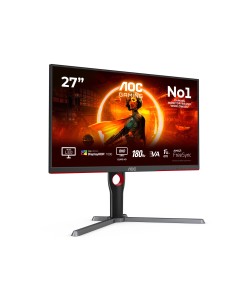 AOC G3 Q27G3XMN BK pantalla para PC 68,6 cm (27") 2560 x 1440 Pixeles 2K Ultra HD LED Negro, Rojo 2