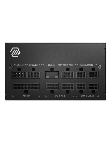 MSI MAG A850GL PCIE5 unidad de fuente de alimentación 850 W 20+4 pin ATX ATX Negro