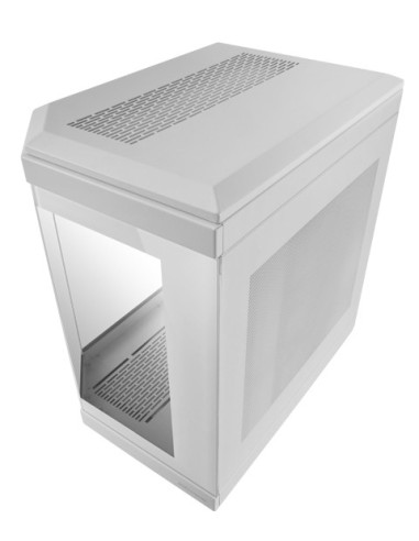 Mars Gaming MC-3T, Caja Gaming Custom ATX, Triple Ventana Cristal Templado Continuo, Soporte Refrigeración Líquida Completo,