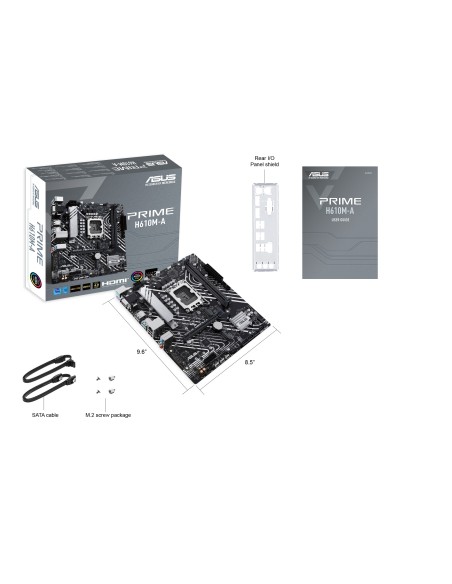 ASUS PRIME H610M-A-CSM Intel H610 LGA 1700 micro ATX