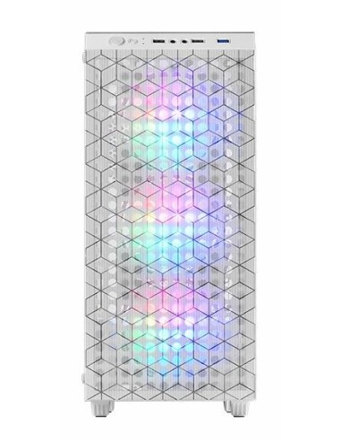 Mars Gaming MC-MAG, Caja Gaming ATX, Ventana Lateral Completa Cristal Templado, Doble Rejilla Magnética Antipolvo Frontal +