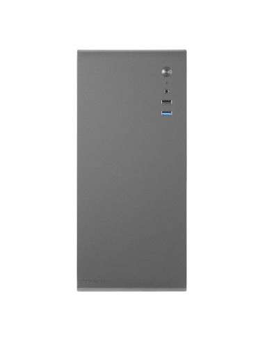 Tacens NOVAX, Caja PC Ultracompacta Micro-ATX, Diseño Totalmente Metálico Ultrarresistente, 1x Ventilador Trasero 80mm, Caja