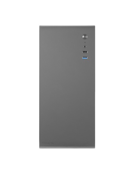 Tacens NOVAX550BR, Caja PC Micro-ATX + Fuente Alimentación 550W 80Plus Bronce 230V, Diseño Totalmente Metálico, 1x Ventilador