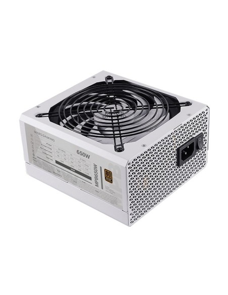Mars Gaming MPB650, Fuente Alimentación PC ATX 650W, 6 Años Garantía, 80Plus Bronze 230V, Ventilador 140mm FDB con Tecnología