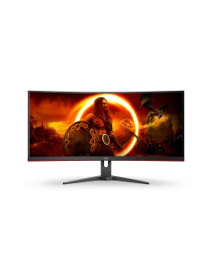 AOC G2 CU34G2XE BK pantalla para PC 86,4 cm (34") 3440 x 1440 Pixeles Wide Quad HD LCD Negro, Rojo 2