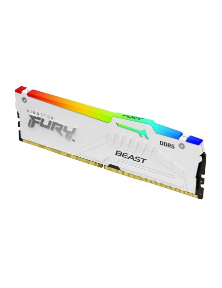 Kingston Technology FURY Beast 16GB 6000MT s DDR5 CL30 DIMM White RGB EXPO