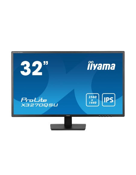 iiyama ProLite X3270QSU-B1 pantalla para PC 80 cm (31.5") 2560 x 1440 Pixeles Wide Quad HD LED Negro
