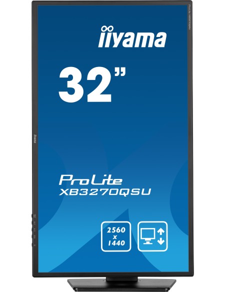 iiyama ProLite XB3270QSU-B1 pantalla para PC 80 cm (31.5") 2560 x 1440 Pixeles Quad HD LED Negro